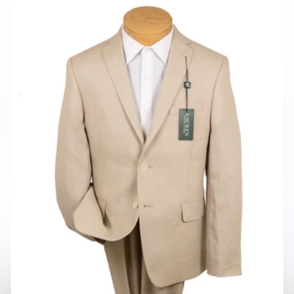 NWT Lauren Ralph Lauren Boys Blayton Wool Blazer Suit Jacket‎ Special Occasion